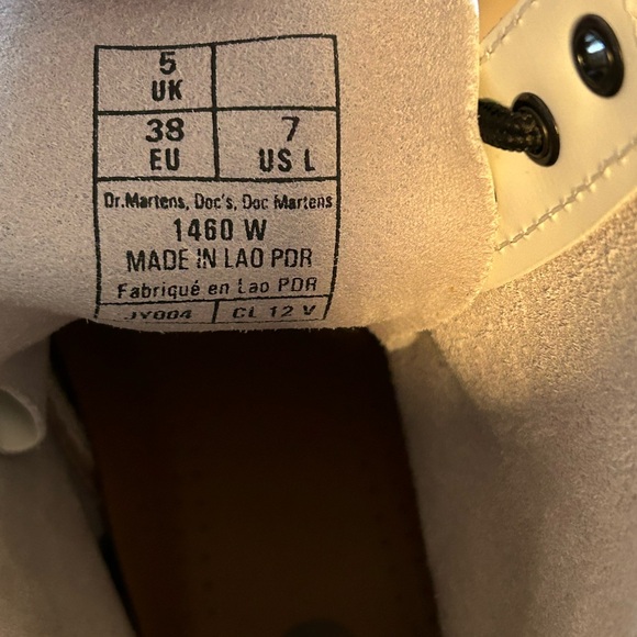 Dr. Martens 1460 Patent Leather Lace Up Combat Boots - Picture 11 of 13